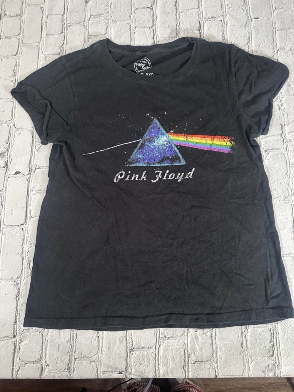 Pink Floyd Dark Side Of The Moon Women’s Tee Tshirt Size Medium
